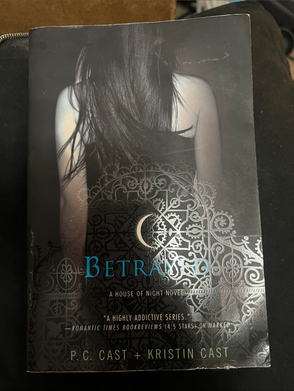 Black Paperback Back-Cover - Marked